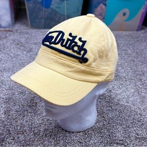 Von Dutch Y2K Kustom Made Butter Yellow Dad Hat Adjustable